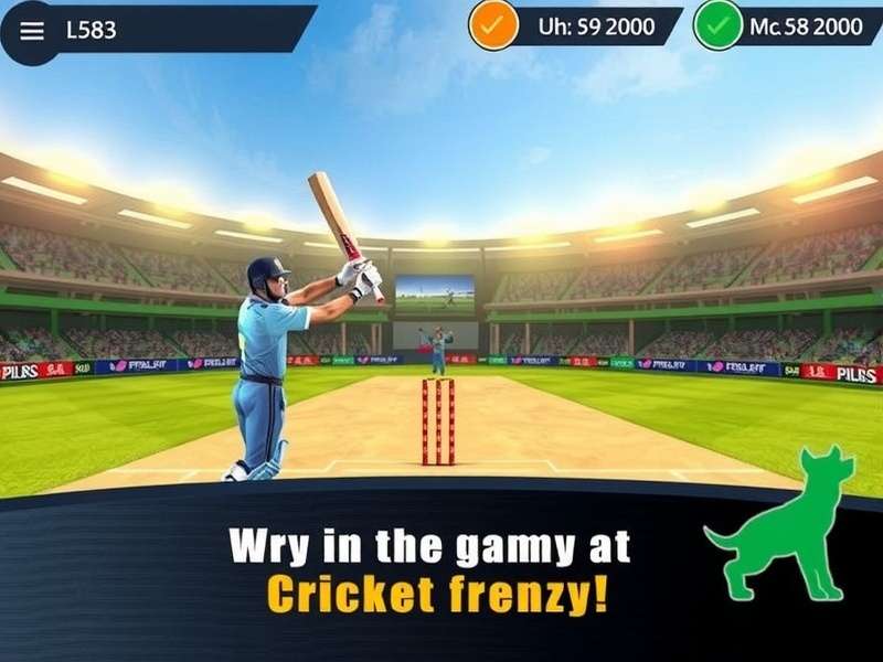 Cricket Frenzy India Gameplay Screenshot